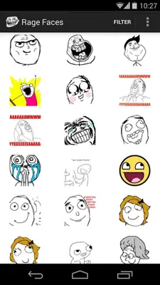 Rage Faces android App screenshot 0