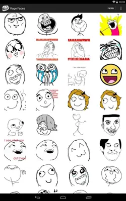 Rage Faces android App screenshot 2